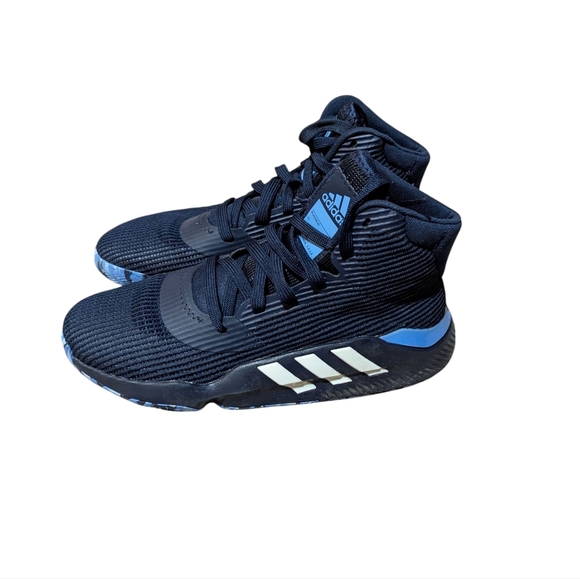 adidas Pro Bounce 2019 Men’s Collegiate Navy size 9.5 Blue White - Picture 1 of 12
